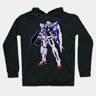 8bit Gundam tall robot Hoodie